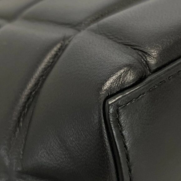 Auth BOTTEGA VENETA Padetto Mini Half Moon - Black Leather - Picture 8 of 14